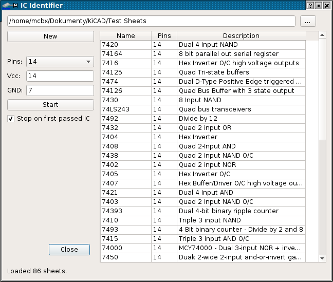 Chip identification tool